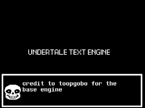 Undertale Text Engine (Improved cloning)