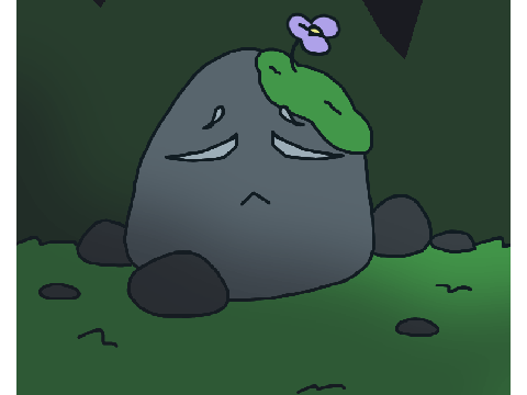 mossy rock :3