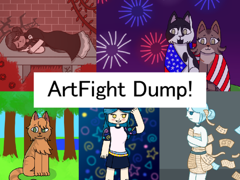 We Interrupt this Art Dump Schedule with ArtFight Attacks