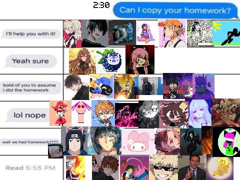 Add your self (can I copy ur hw?) [remix x2] remix remix remix remix remix remix remix