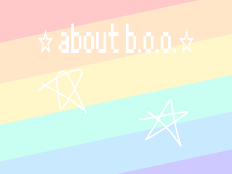 ☆ we need to talk about b.o.o. ☆