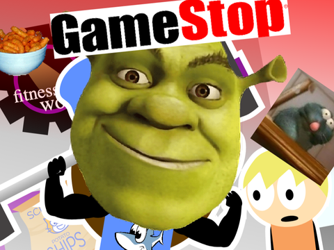 Sharky Hits the GameStop