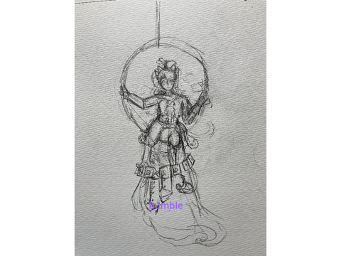 lynette redesign sketch attack thing