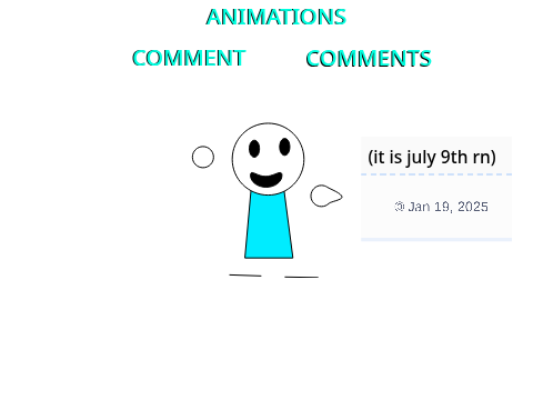 comment animations COMMENTS