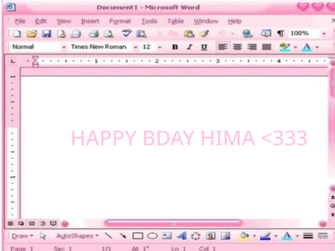 HAPPY BDAY HIMAA <33