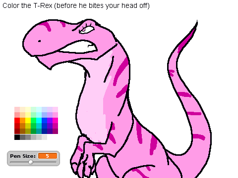 Color the T-Rex