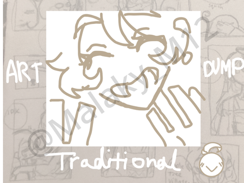 ☆ Traditional Art Dump - but it’s mostly mini comics