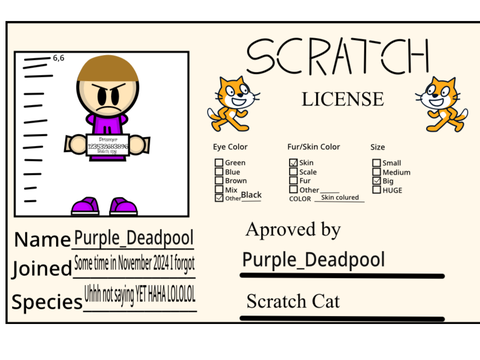 My scrooch lisence lel tralalero tralala
