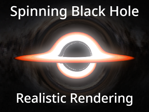 Kerr Ray Tracer (Spinning Black Hole)