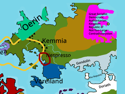 Great Socialist Democratic Authoritarian Kingdom Republic of Not-Too-Large Contradictorystan claims