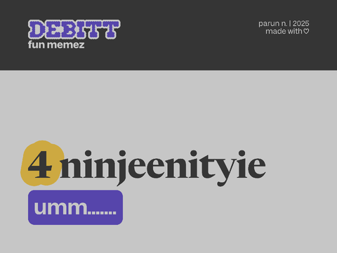 4 ninjeenityie