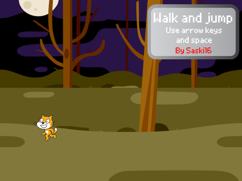 Walking and Jumping Cat