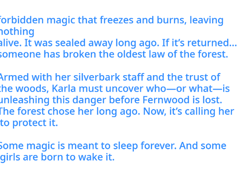 Karla the Forest Warrior Trailer