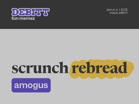 scrunch rebread