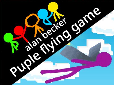 Purple flying game