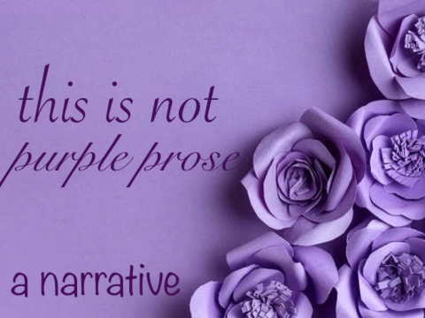 this is not purple prose || a narrative