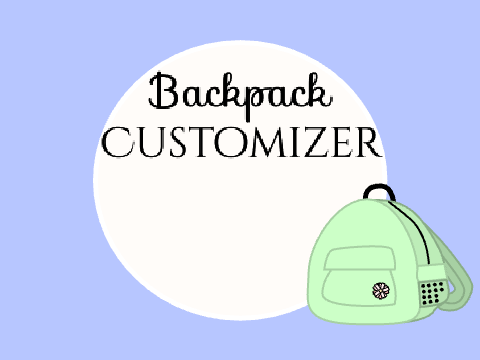 Backpack Customizer