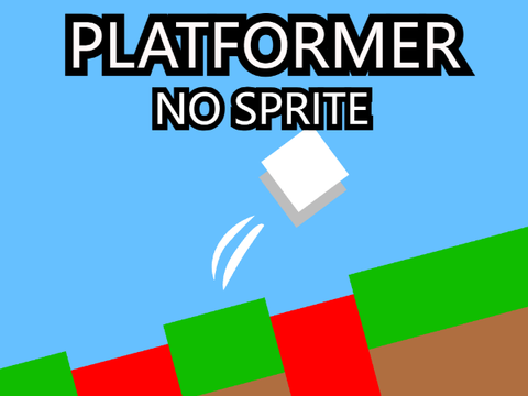 NO SPRITE  PLATFORMER (without lists renderer) .DEMO