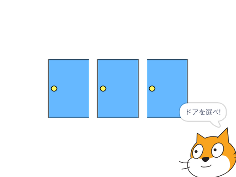モンティホール問題シミュレーション