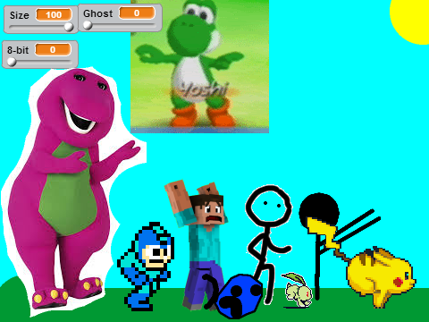 Add Yourself Running from Barney Mega Remix