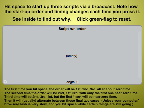Subtleties of script run order