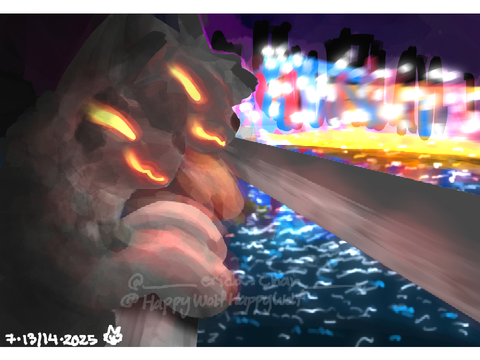 city lights.