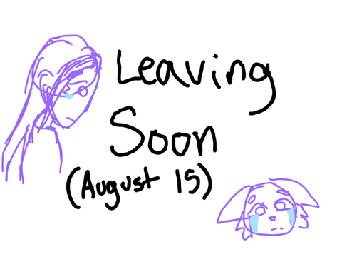 Leaving soon…