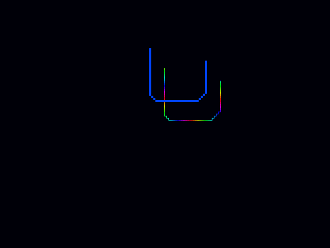 3d simulator  IN RAINBOW AND BLUE!
