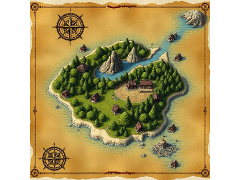 Map of Sanctuary Berk