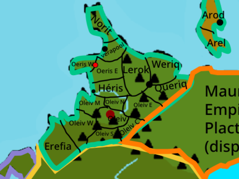 CCRP VIII Official Map Regions of Oerin
