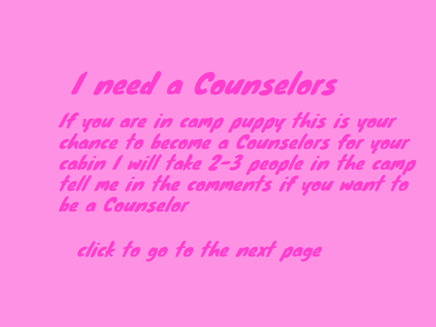 I need 3 Counselors!