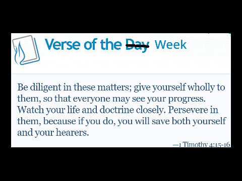 ||Verse of the week||