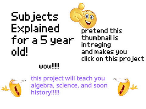 Subjects In 5 year old Terms v0.2.1