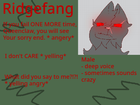 My Ridgefang audition