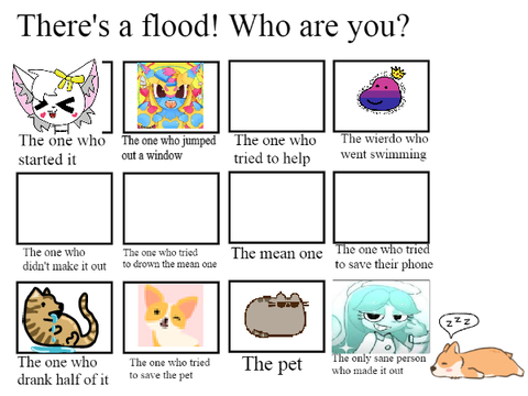 There's a flood! Who are you?