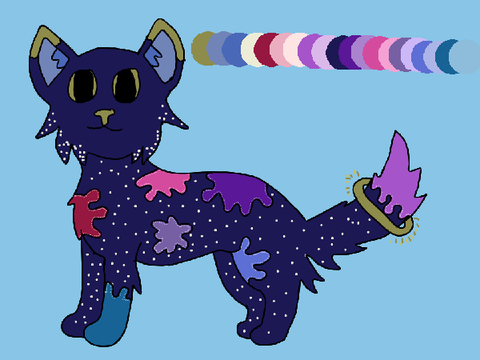 DTAE Galaxy splat cat