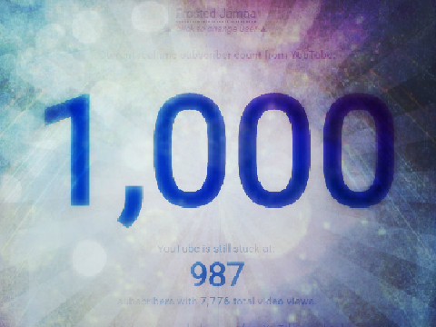 ONE THOUSAND SUBSCRIBERS?!