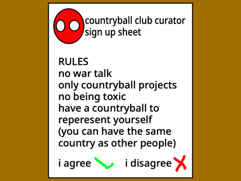 countryball club curator sign up sheet