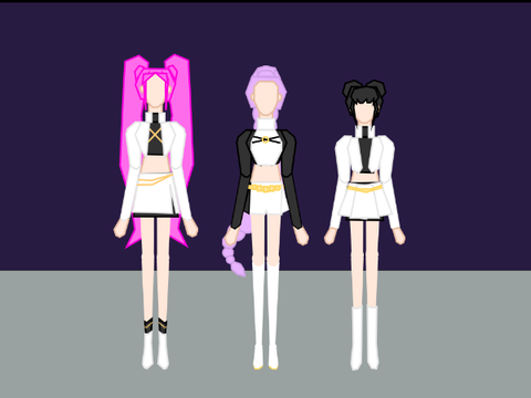 Huntrix (Mira, Rumi, & Zoey) || Character Templates