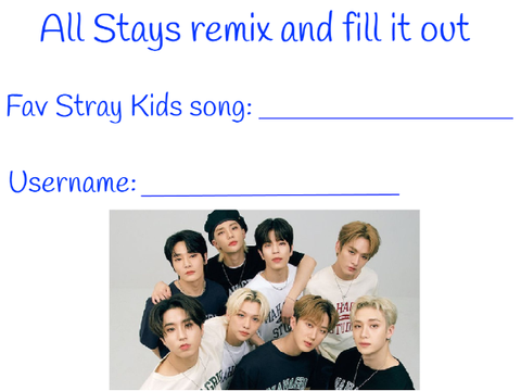 All Stays Remix and Fill It Out‎