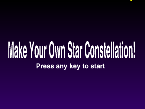 Make Your Own Star Consellation