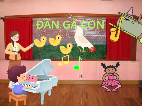 Bản nhạc đàn gà con