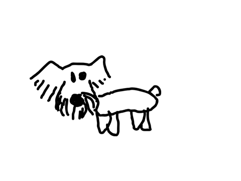 My schnauzer art