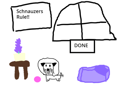Schnauzer spaceship