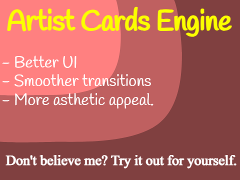 Artist Cards Engine