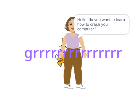 how to crash computers