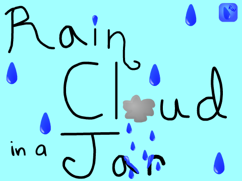 DIY Rain Cloud in a Glass