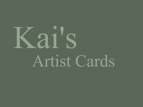 Artist Cards!!
