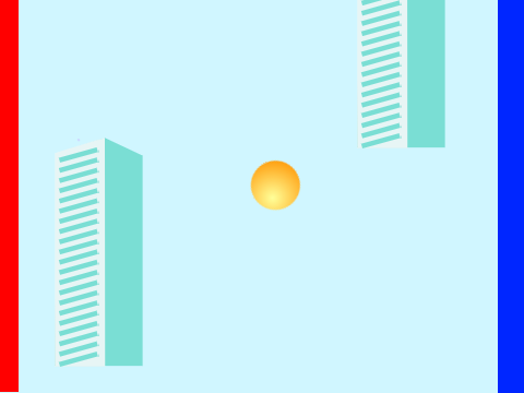 PING PONG GAME but with skyscrapers