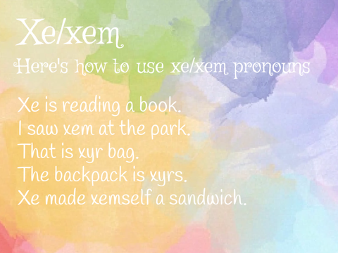 LGBT Pronouns